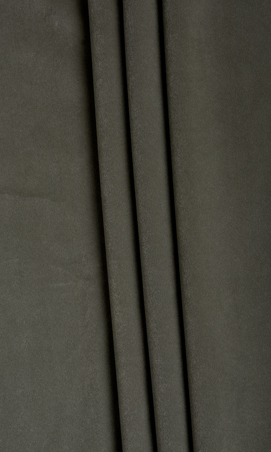 Velvet Fabric Material By the Metre (Charcoal Grey)