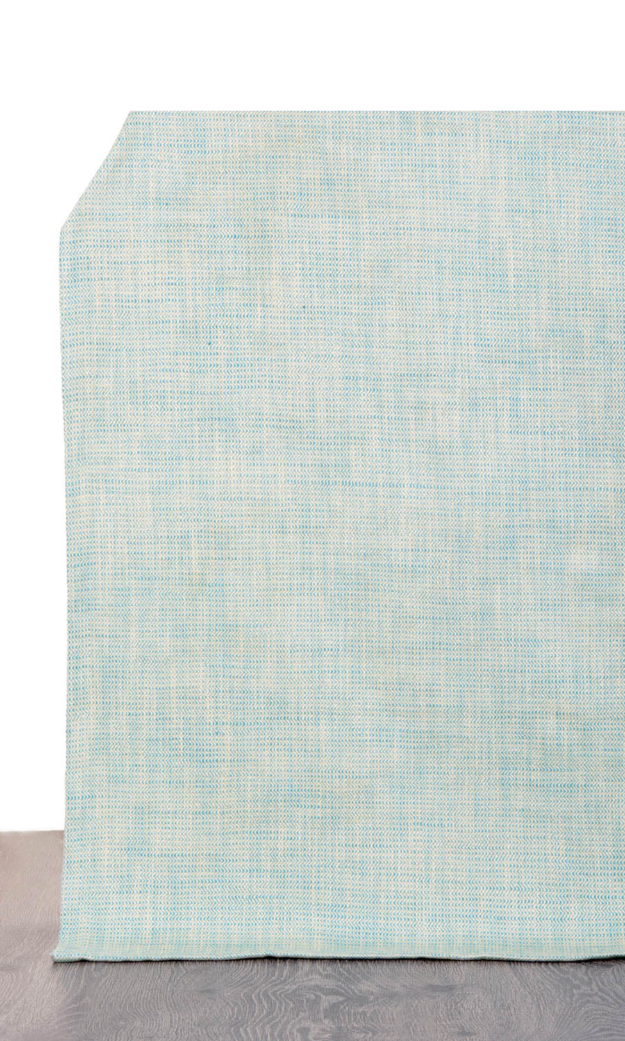 Textured Cotton Home Textile Fabric Material By the Metre (Pastel Blue)