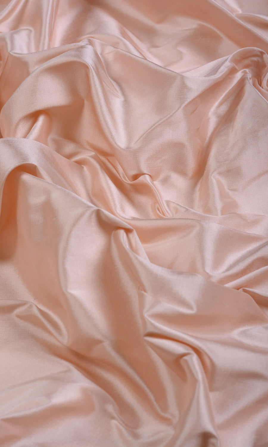 Shantung Silk Home Textile Fabric Material By the Metre (Blush Pink/ Peach)