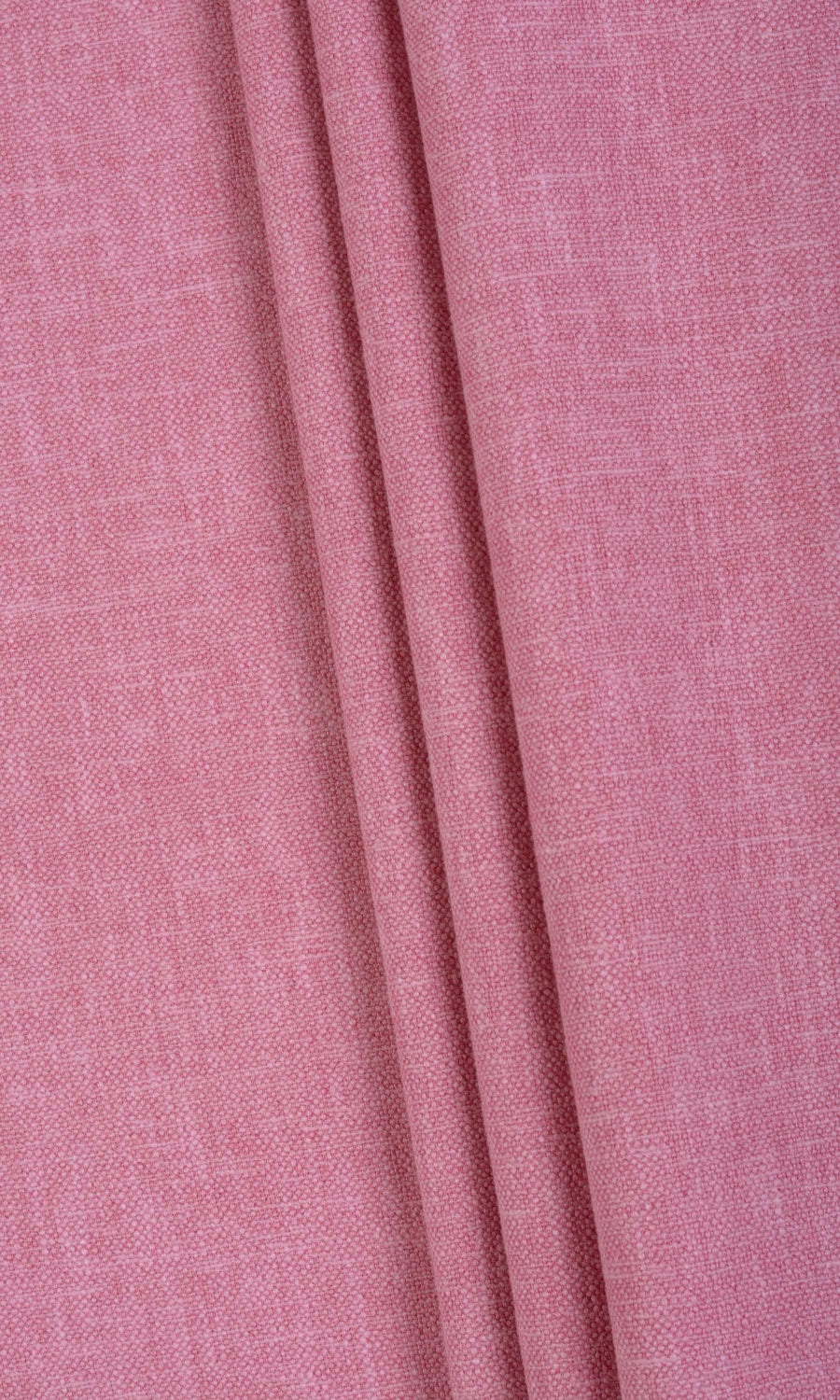 Linen-Blend Fabric Sample for Curtains & Drapes (Watermelon Pink)