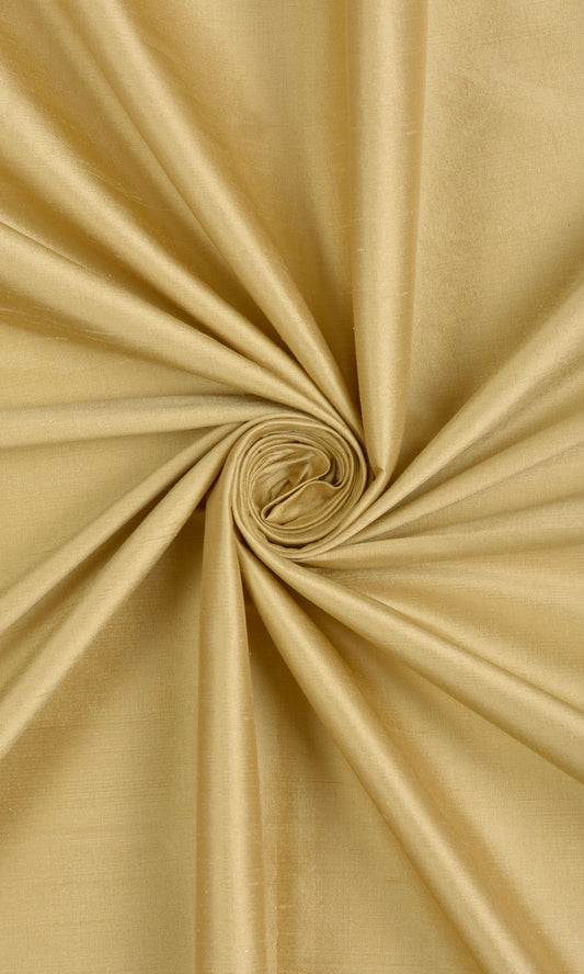 Shantung Silk Drapes (Mustard Yellow)