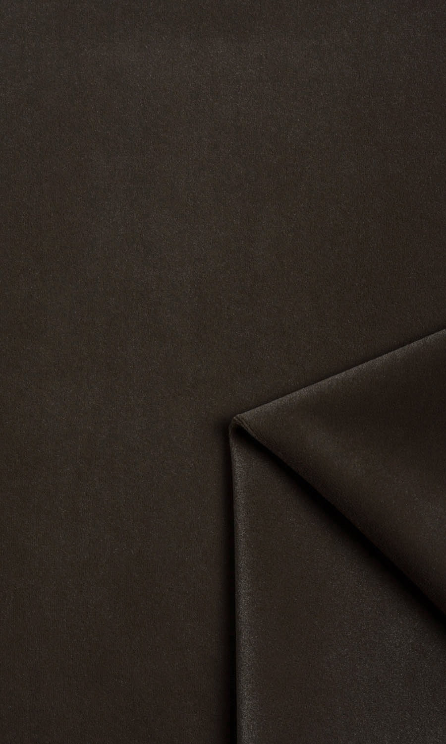 Velvet Window Treatments Fabric By the Metre (Coffee Brown)