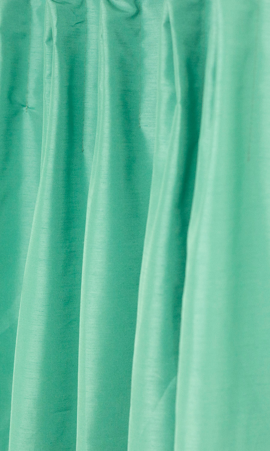 Faux Silk Window Treatments Fabric By the Metre (Seagreen Blue)