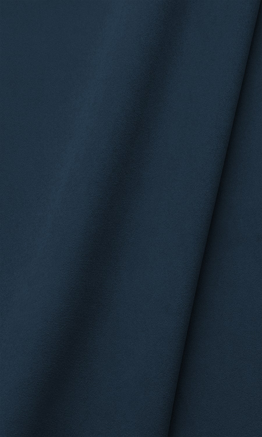 Velvet Window Treatments Fabric Sample (Navy Blue)