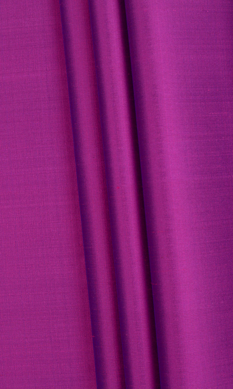 Shantung Silk Fabric By the Metre for Curtains & Drapes (Fuchsia Pink/ Purple)