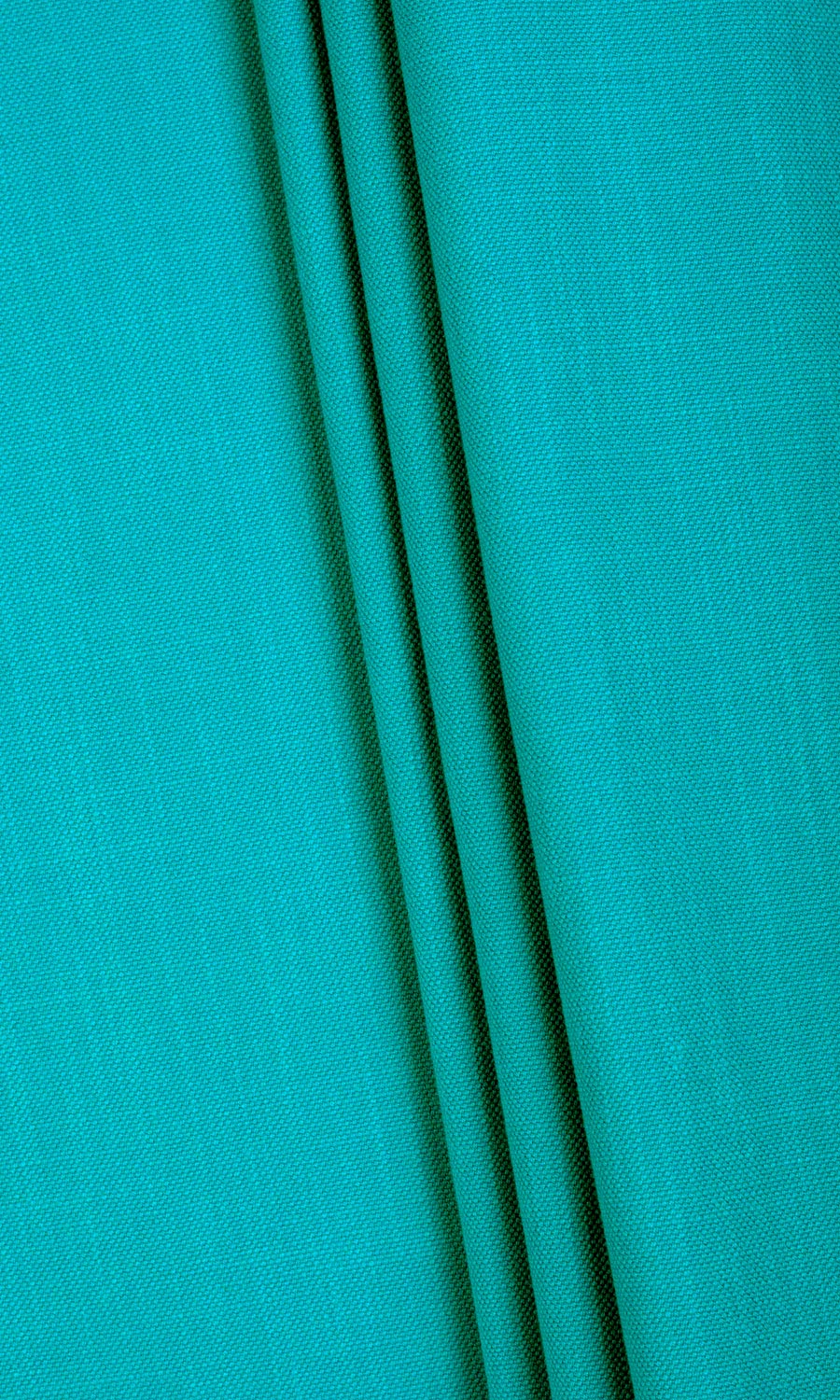 Textured Solid Cotton Fabric By the Metre for Curtains & Drapes (Turquoise Blue)