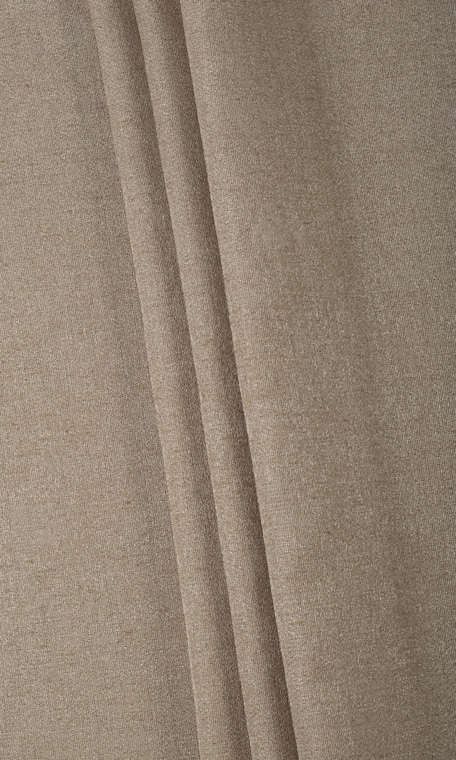 Semi-Sheer Home Textile Fabric Material Sample (Caramel Brown)
