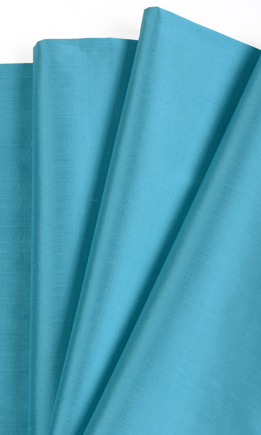 Shantung Silk Home Textile Fabric Material By the Metre (Aqua Blue)