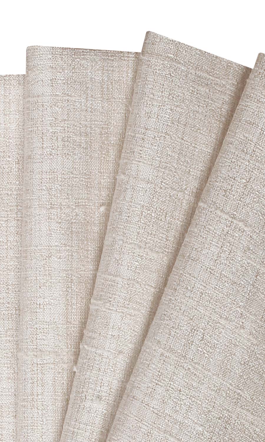 Textured Home Décor Fabric Sample (Ivory/ Pale Beige)