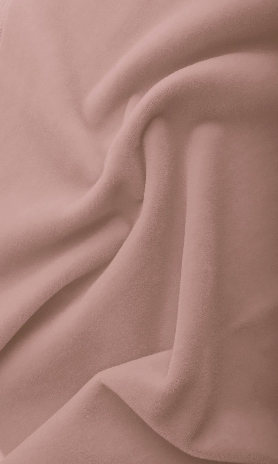 Velvet Home Décor Fabric By the Metre (Rose Pink)
