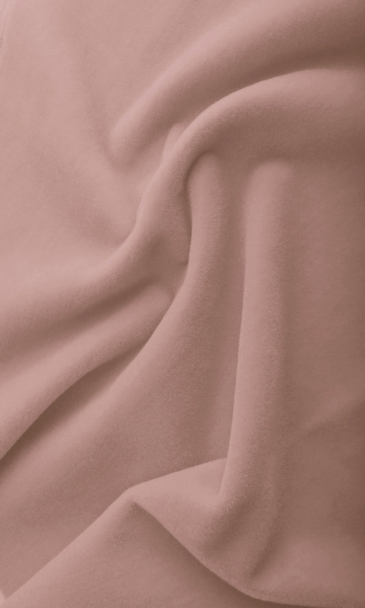 Velvet Curtain Panels (Rose Pink)