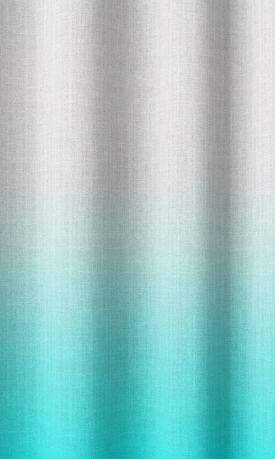 2-Tone Ombre Home Textile Fabric Material By the Metre (White/ Blue)