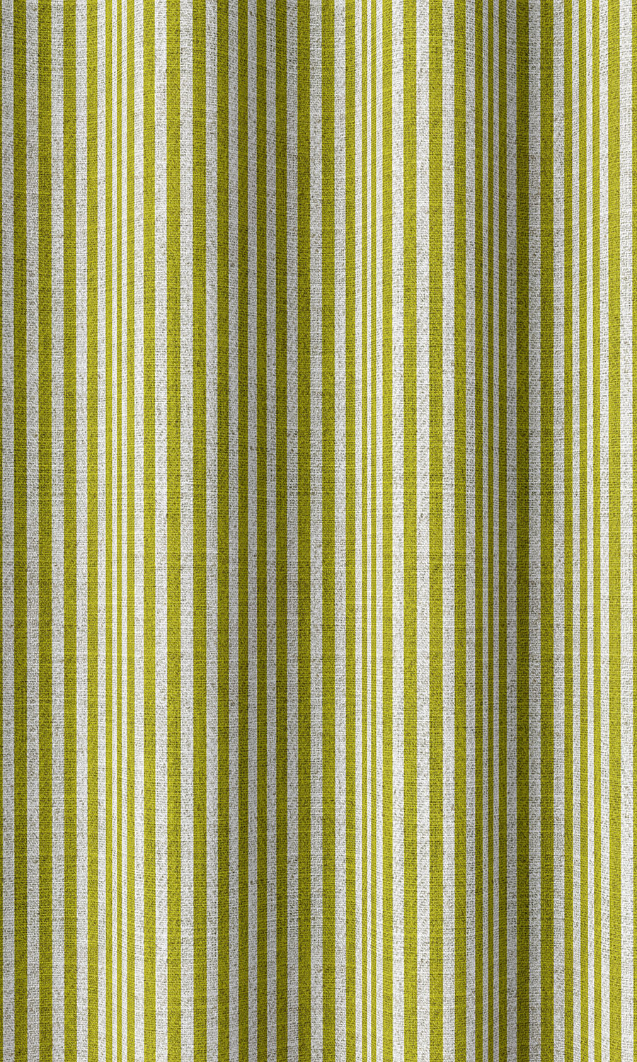 Modern Striped Home Décor Fabric Sample (Apple Green)
