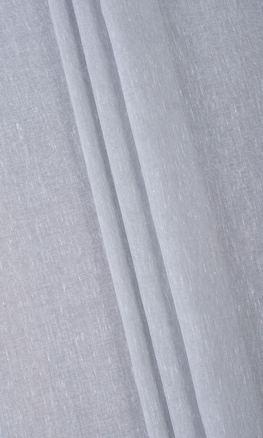 Plain Sheer Home Textile Fabric Material Sample (Gray)