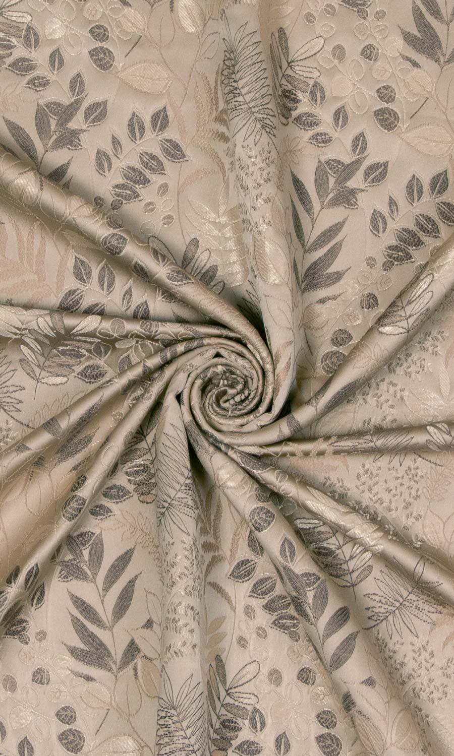 Botanical Free Fabric Material Sample (Mocha Brown)
