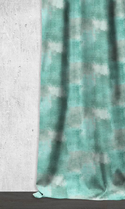 Dimout Home Décor Fabric By the Metre (Turquoise Blue)