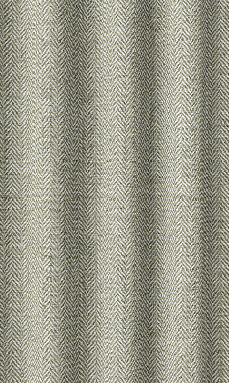 Herringbone Print Home Décor Fabric Sample (Green/ White)