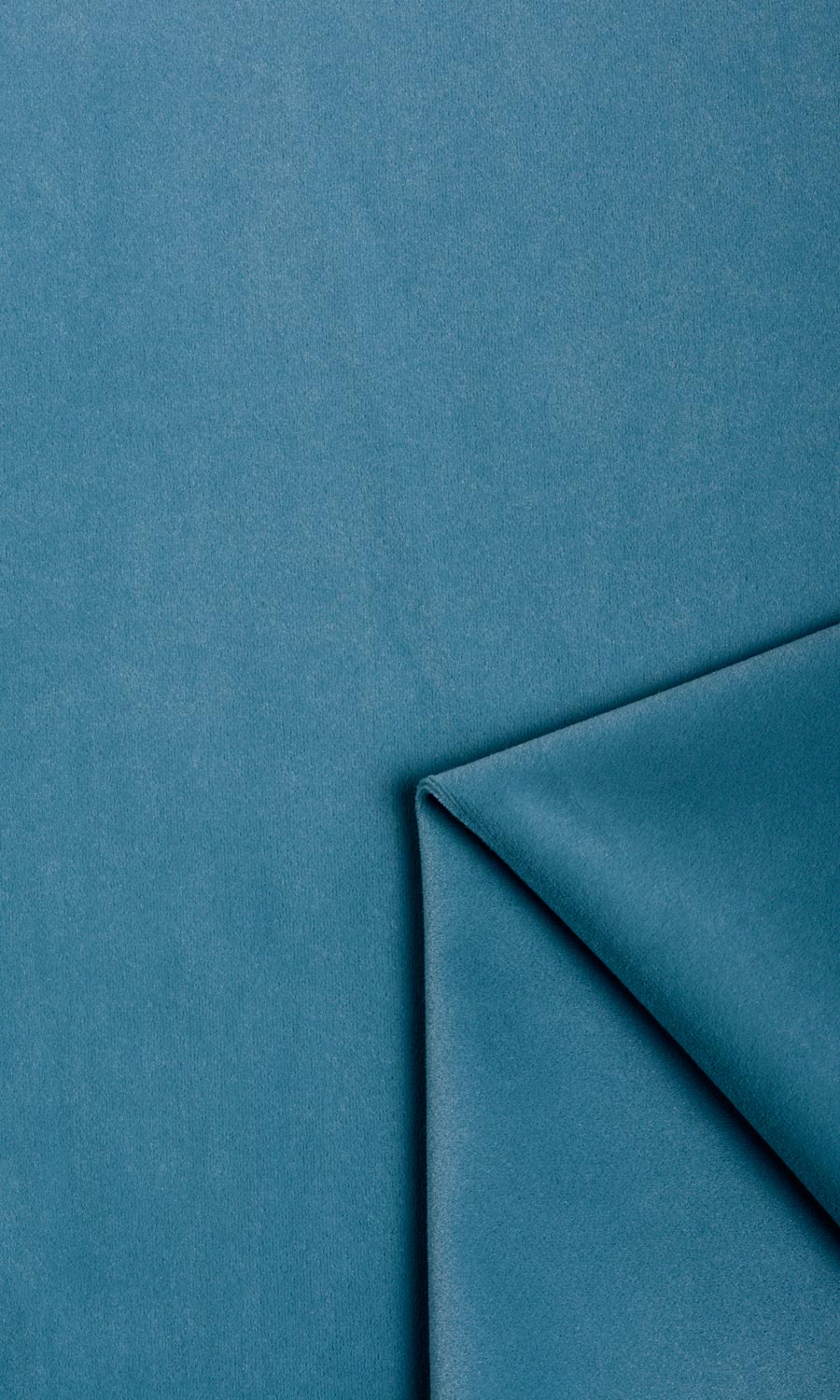 Velvet Free Fabric Material Sample (Teal Blue)