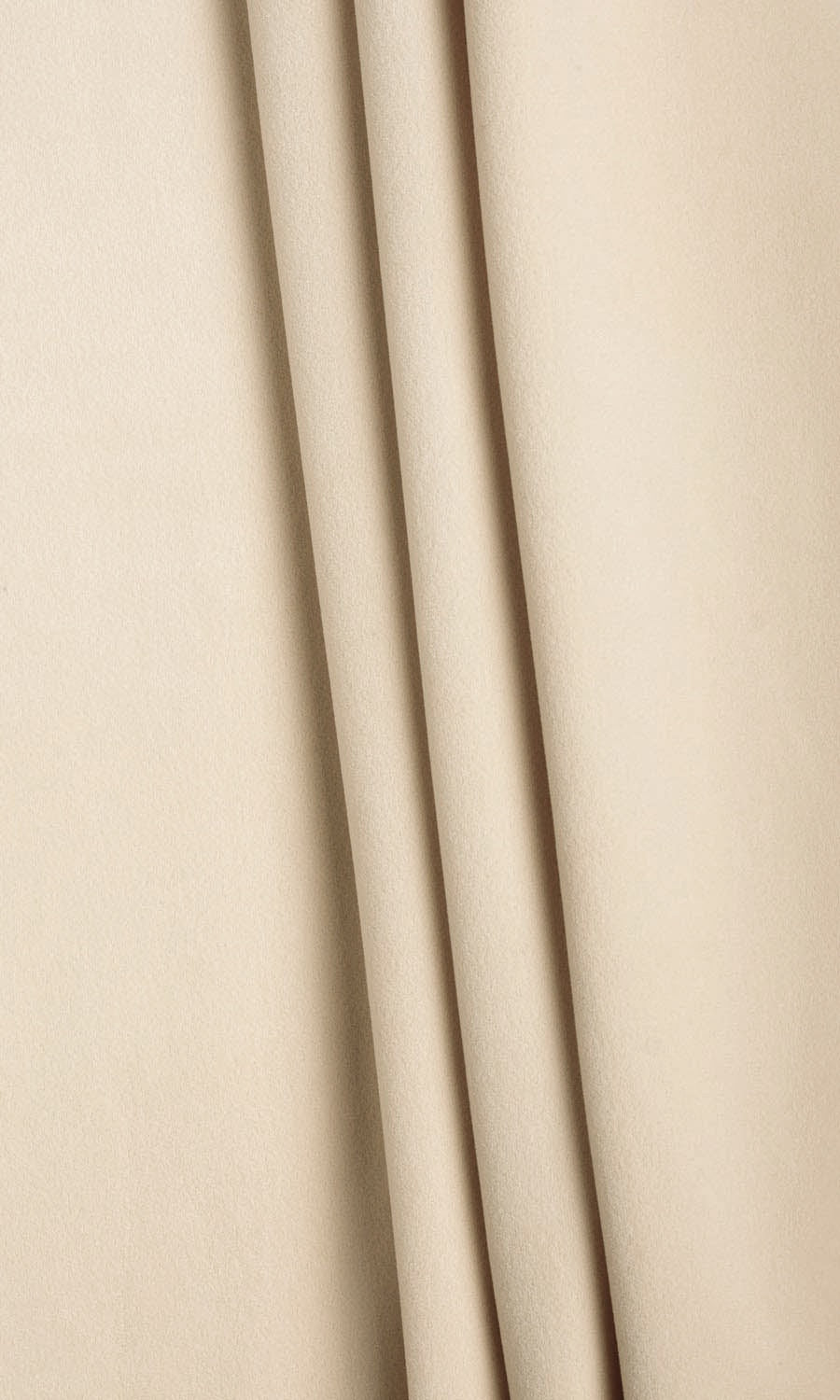 Velvet Fabric Material By the Metre (Pale Beige)