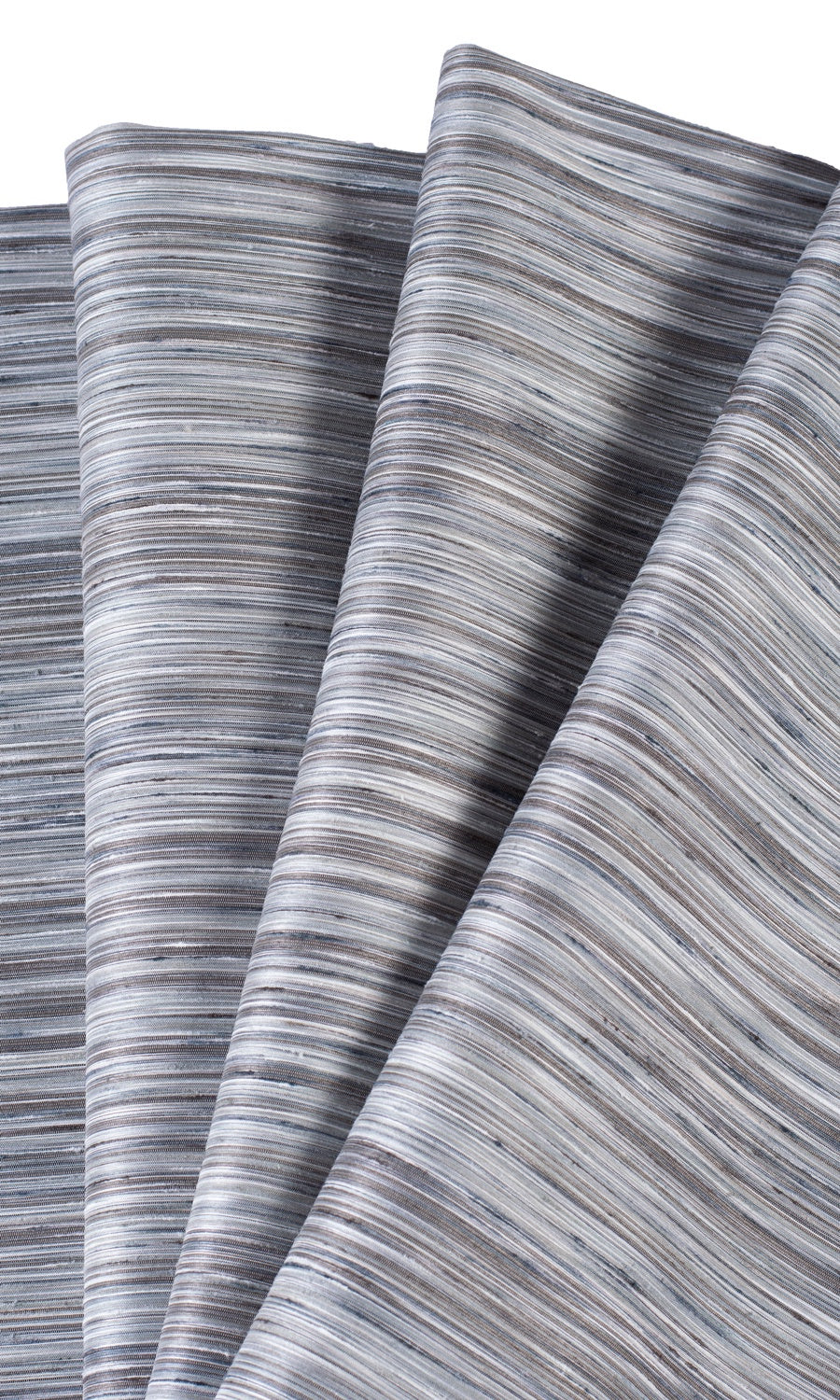 Textured Home Textile Fabric Material By the Metre (Charcoal Gray/ Black)
