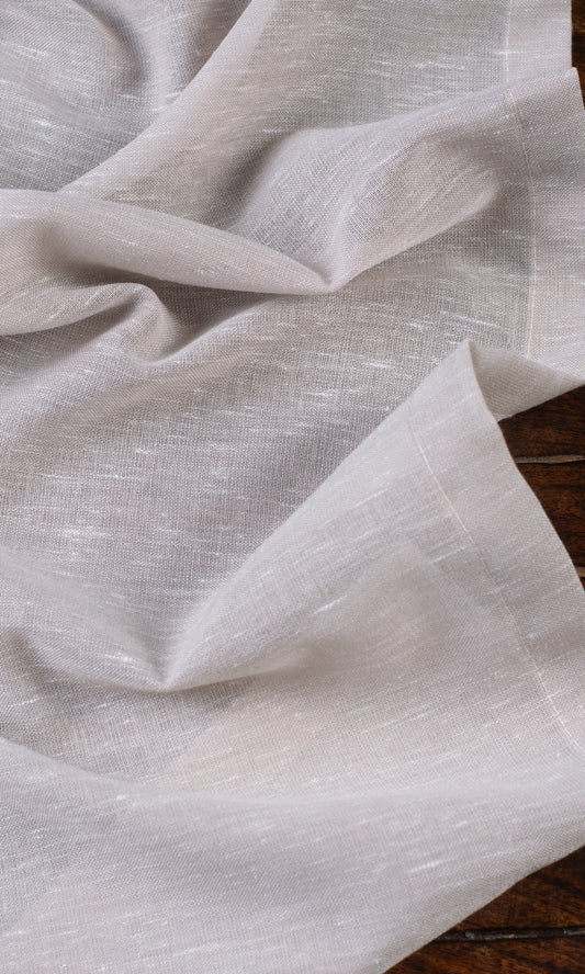 Plain Textured Sheer Drapes (Pale Pink)