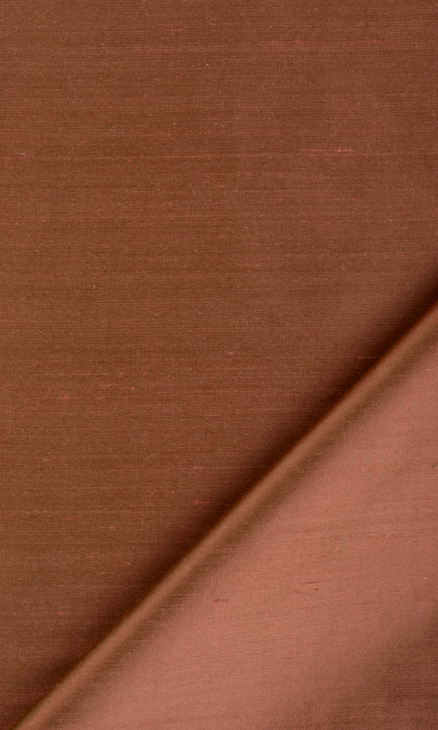 Shantung Silk Fabric Material By the Metre (Deep Orange)