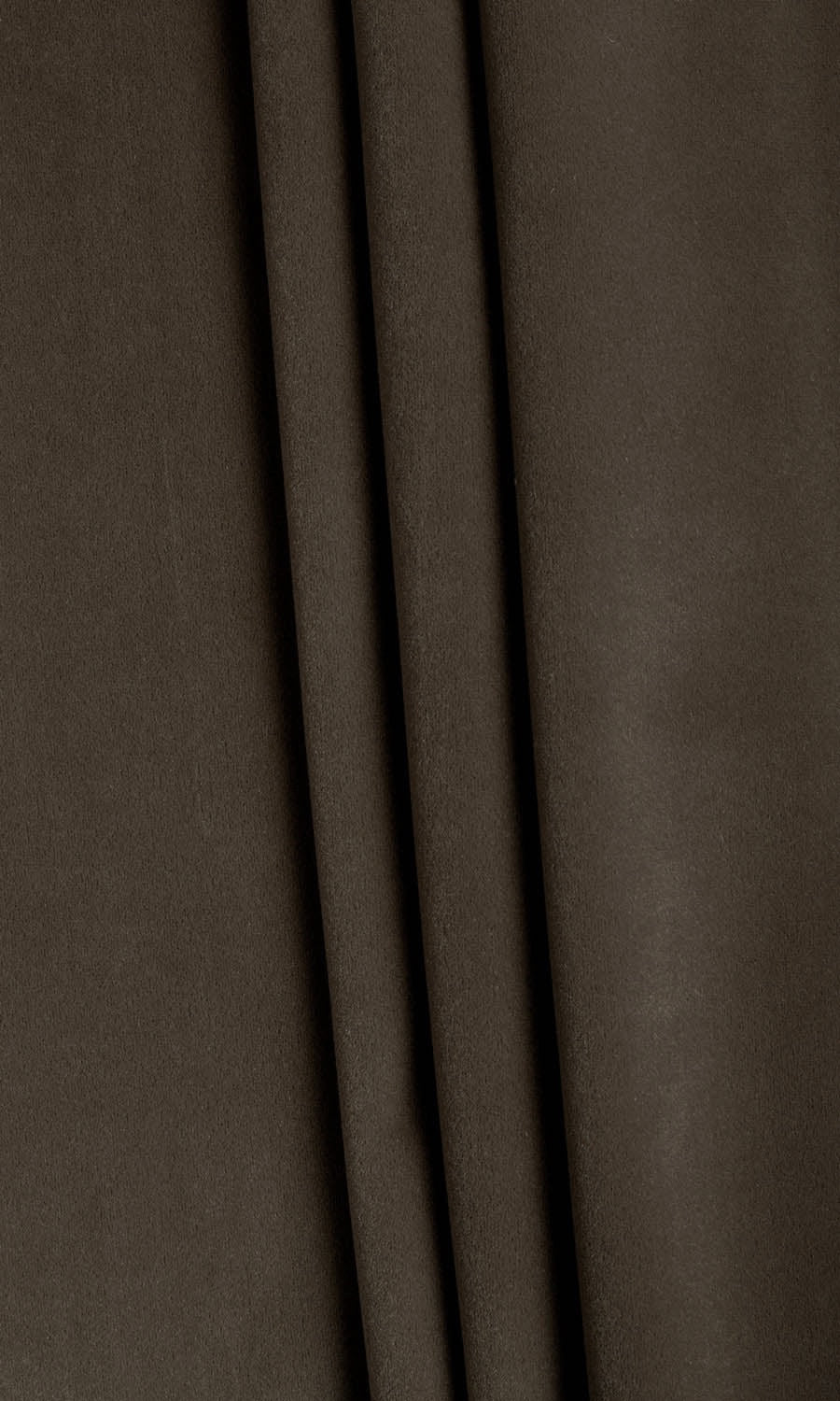 Velvet Window Treatments Fabric By the Metre (Coffee Brown)