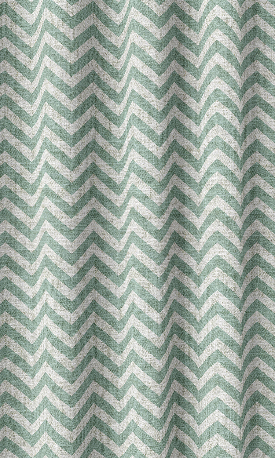 Chevron Print Home Décor Fabric Sample (Duck Egg Blue/ White)