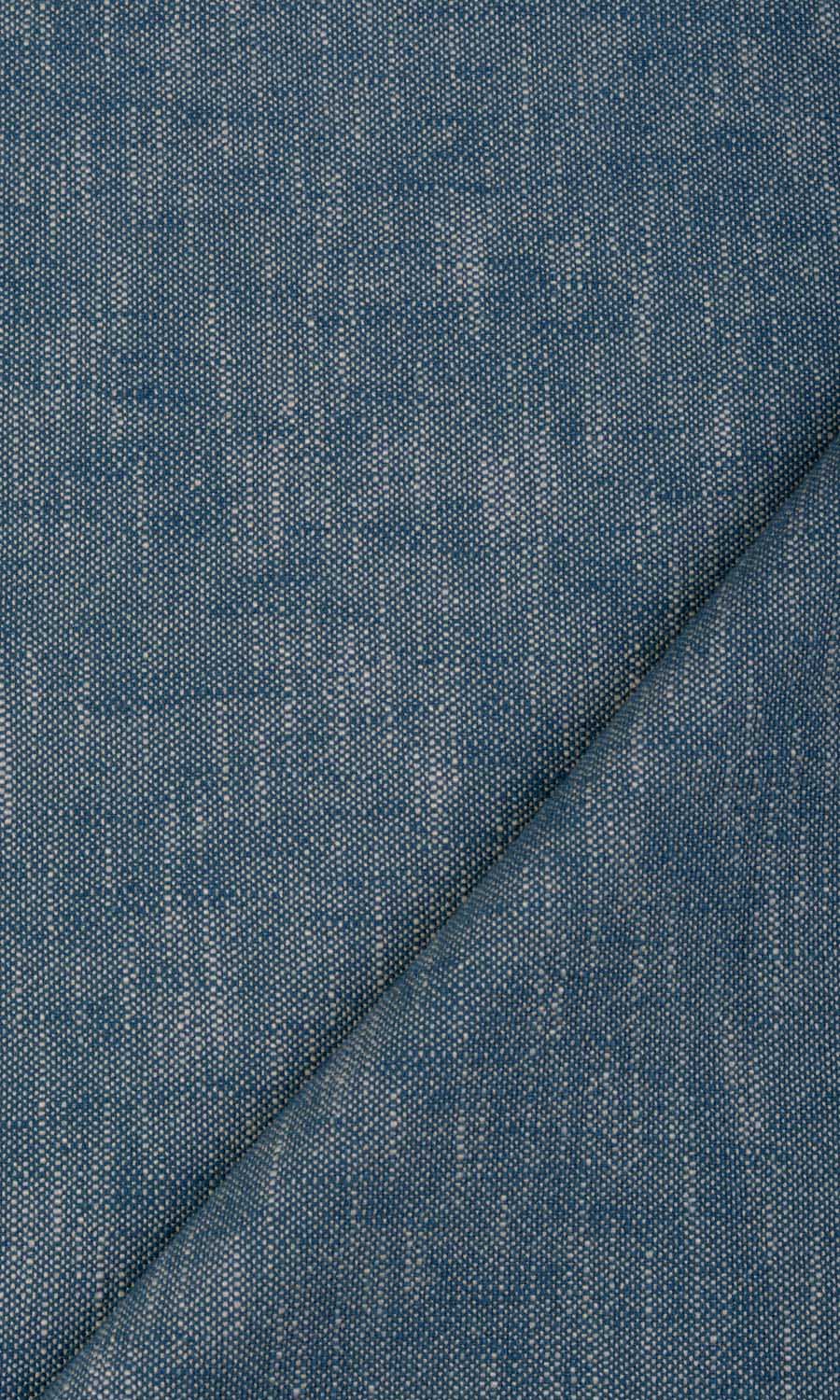 Plain Cotton Home Textile Fabric Material Sample (Navy Blue)