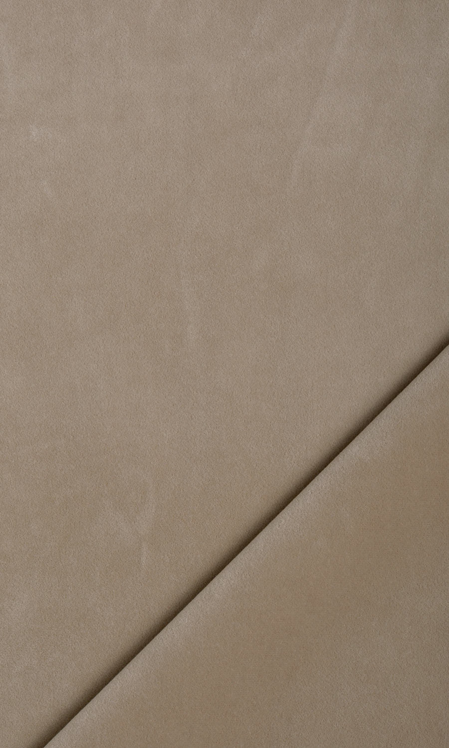 Velvet Free Fabric Material Sample (Deep Taupe)