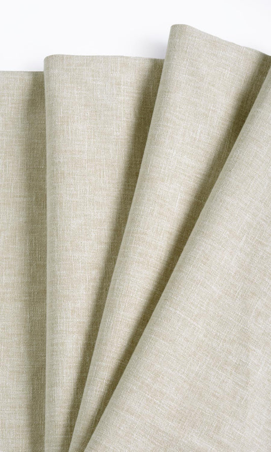 Beige Cotton Window Drapery