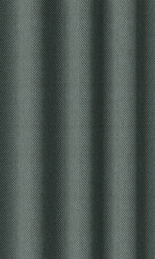 Herringbone Textured Home Décor Fabric Sample (Blue)