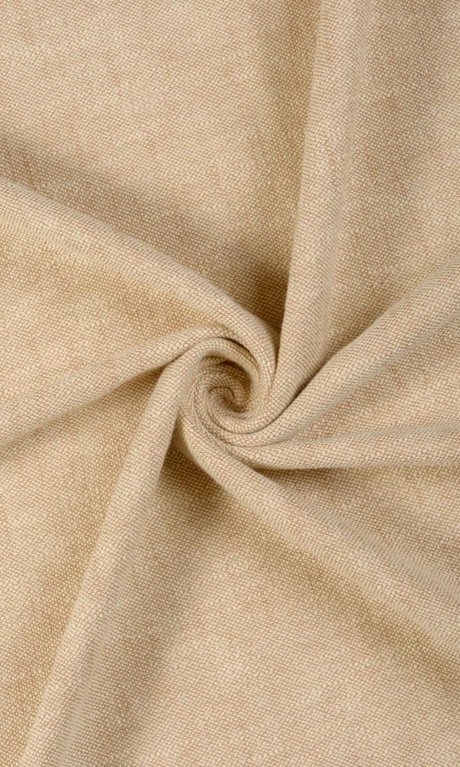 Plain Cotton Home Décor Fabric By the Metre (Pale Beige/ Tan Brown)