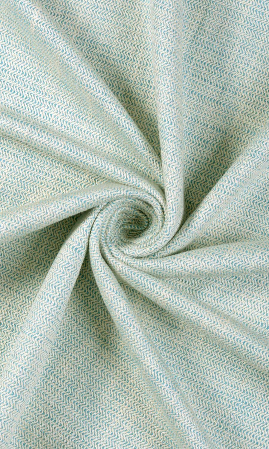 Textured Cotton Home Décor Fabric Sample (Pastel Blue)