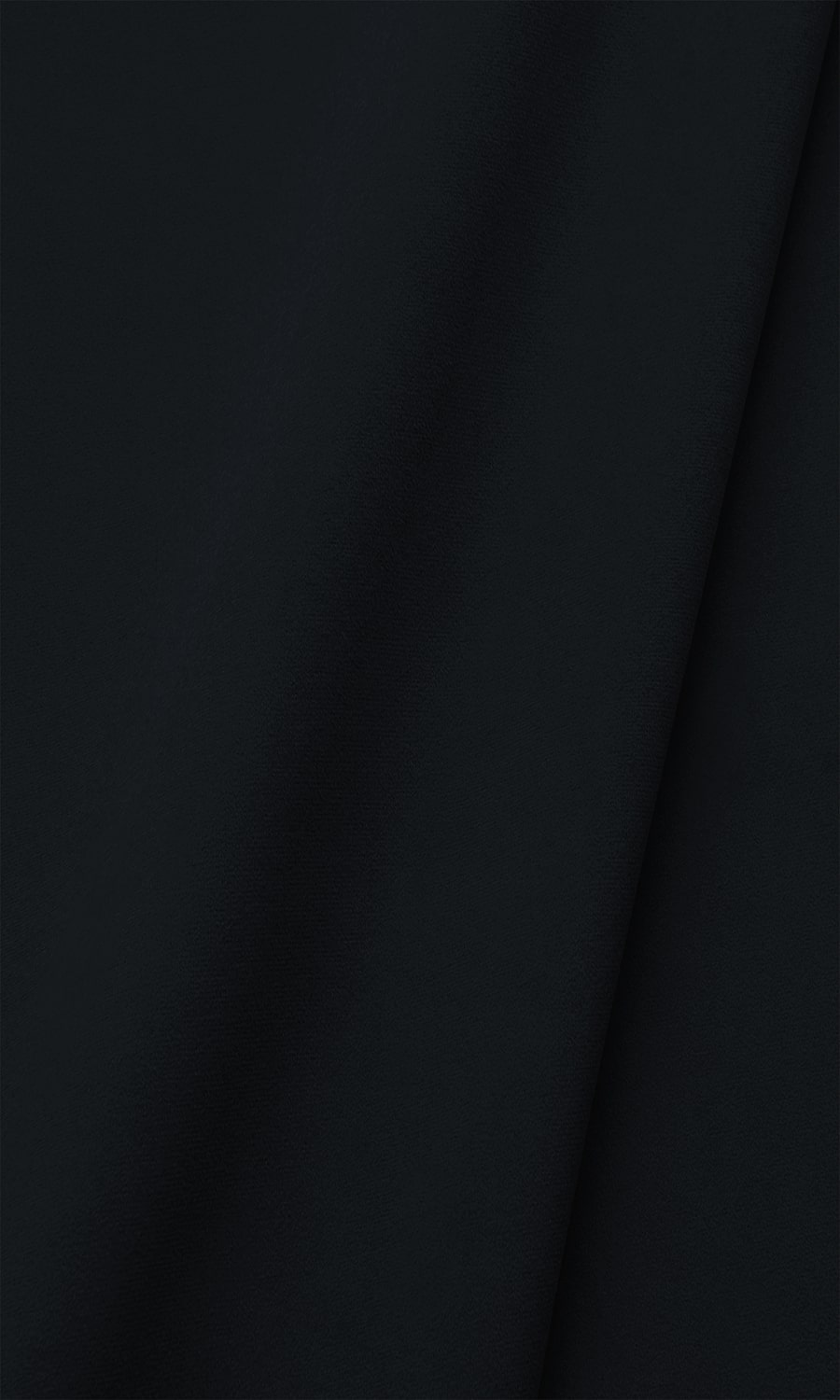 Velvet Window Treatments Fabric By the Metre (Black)