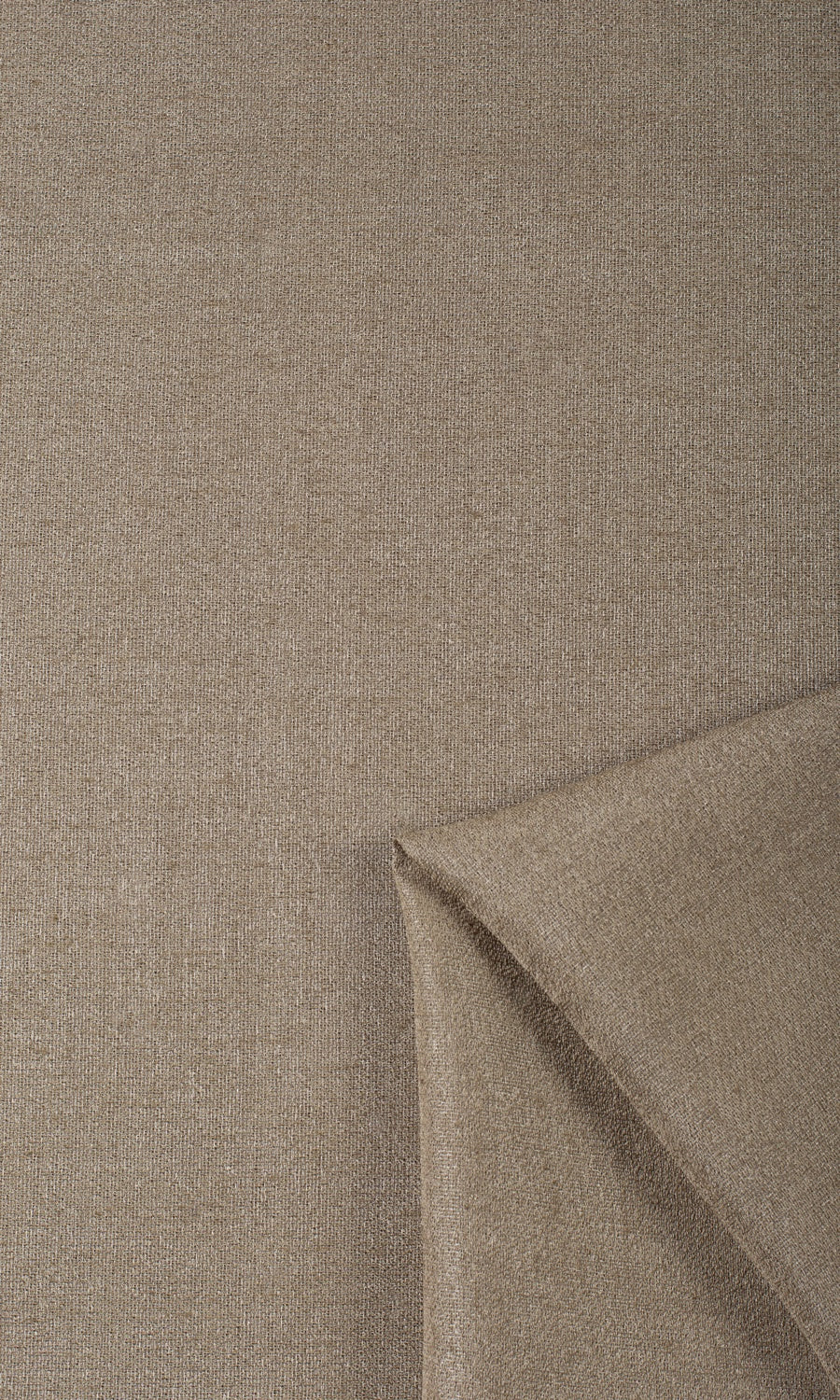 Semi-Sheer Fabric Sample for Curtains & Drapes (Caramel Brown)