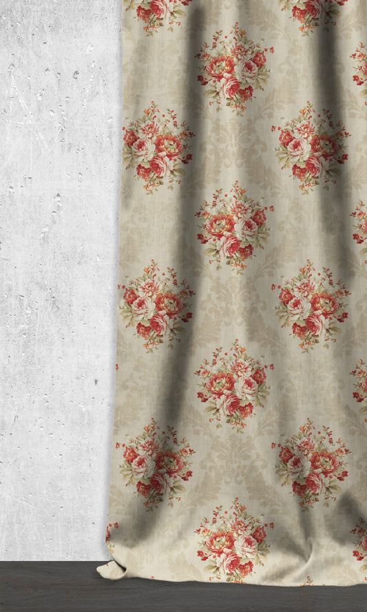 Dimout Floral Curtains