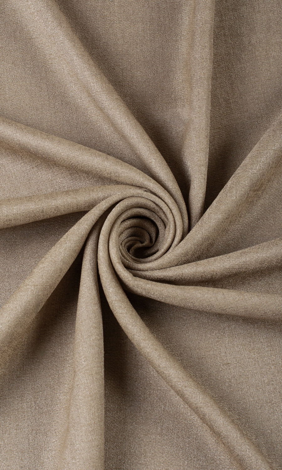 Semi-Sheer Window Treatments Fabric By the Metre (Caramel Brown)
