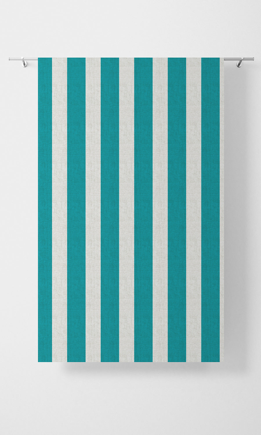 Striped Print Free Fabric Material Sample (Pacific Blue)
