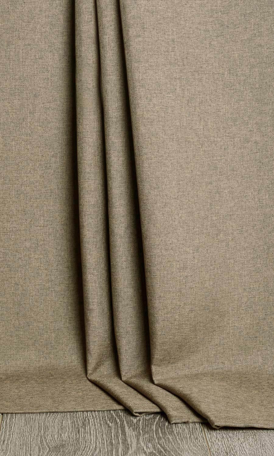 Blackout Fabric Sample for Curtains & Drapes (Brown/ Warm Grey)