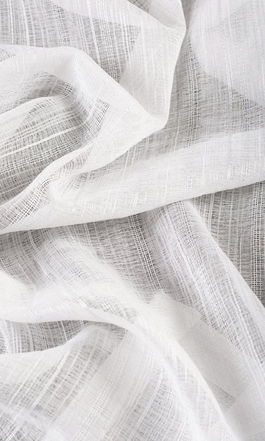 Textured Sheer Curtains (White)