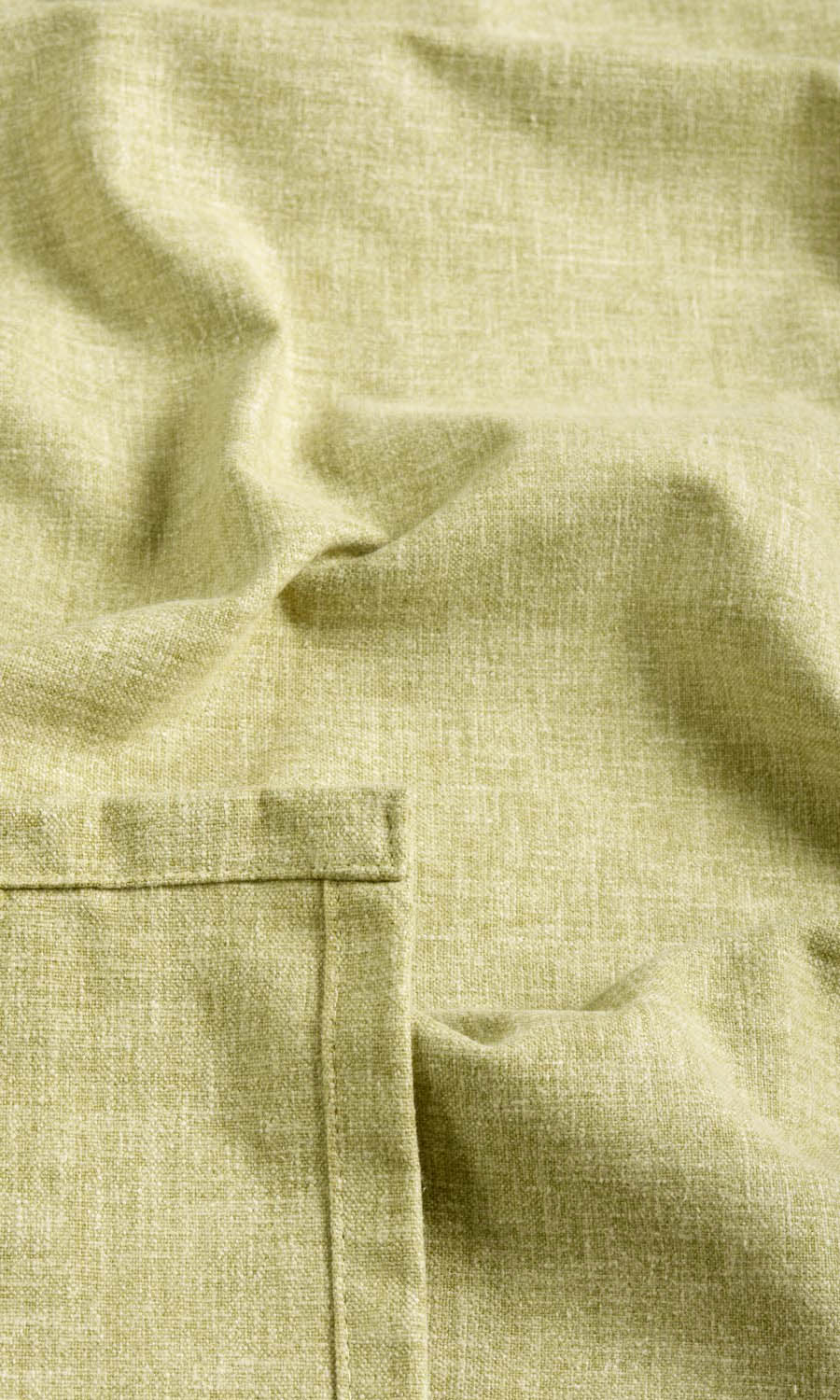 Poly-Cotton Fabric By the Metre for Curtains & Drapes (Pale Olive)