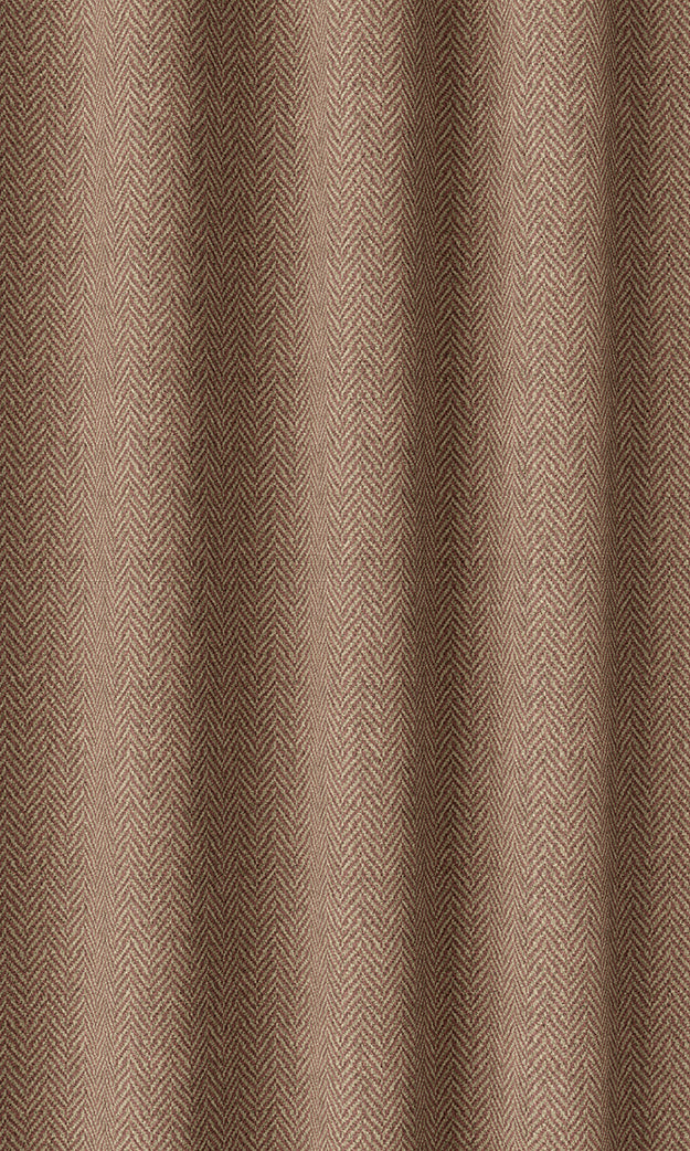 Herringbone Textured Home Décor Fabric Sample (Orange)