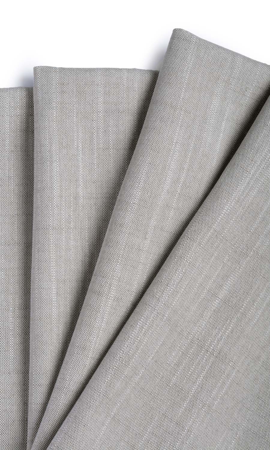 Plain Linen Texture Home Textile Fabric Material By the Metre (Warm Grey)