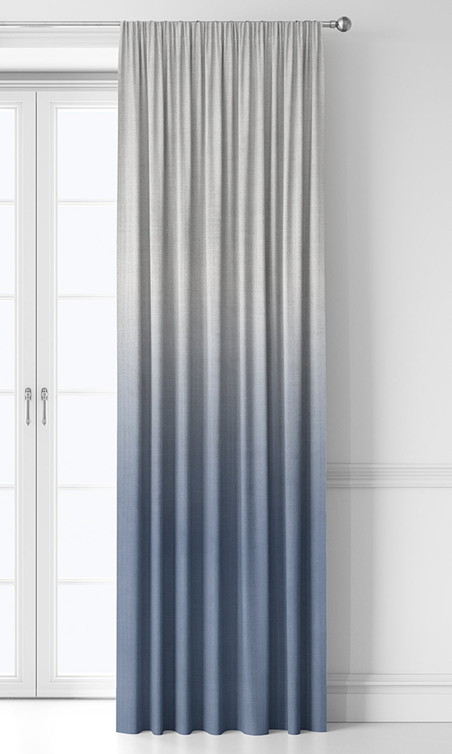 2-Tone Ombre Home Décor Fabric By the Metre (Indigo Blue/ Purple)