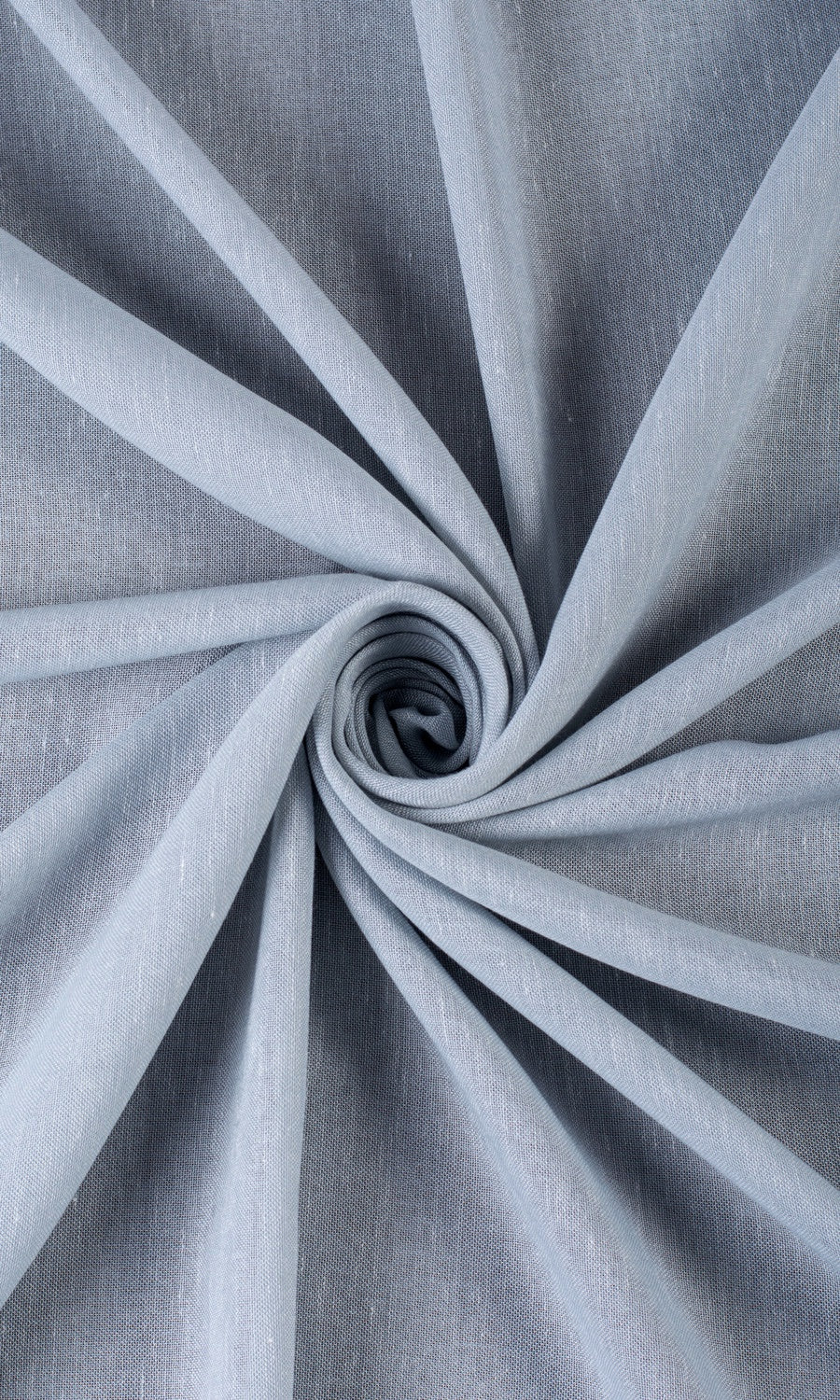 Plain Sheer Window Treatments Fabric By the Metre (Periwinkle Gray)