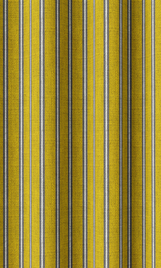 Striped Home Décor Fabric Sample (Sunflower Yellow)