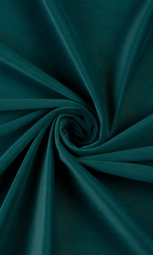 Velvet Home Décor Fabric By the Metre (Jasper Green)