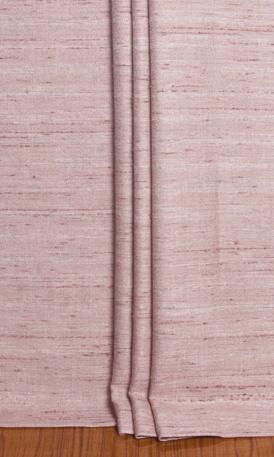 Faux Silk Textured Window Treatments Fabric Sample (Pastel Pink)