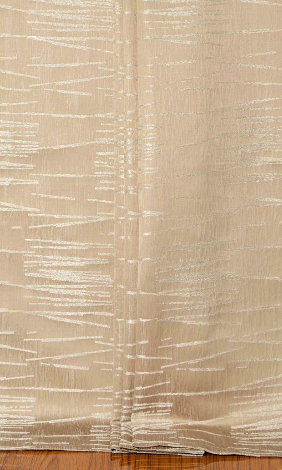 Abstract Patterned Home Textile Fabric Material By the Metre (Pink-Beige)